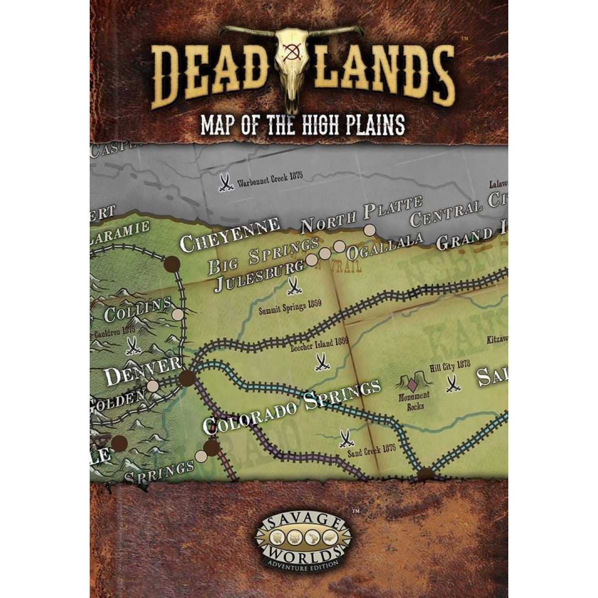 Deadlands: Map of the Weird West